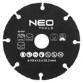 NEO TOOLS HM cutting disc for wood and plastics 115 x 22.2 mm — 55-697