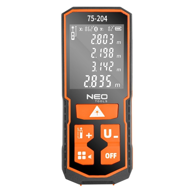 NEO TOOLS Laser distance meter, range 60 m, IP54 — 75-204