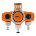 NEO TOOLS Three-valve manifold, 2 outputs with lock, one with timer — 15-750