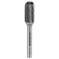 GRAPHITE Metal milling cutter HM, type C (cylindrical rounded), 12 x 25 mm, shank 6 x 45 mm — 55H361