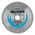 GRAPHITE Circular saw blades with HM tips, 216 x 30 mm, 60 teeth, universal — 55H547