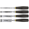 TOPEX Wood chisel 6 - 24 mm, 4 pcs set (6, 12, 18, 24 mm) - plastic handle — 09A310