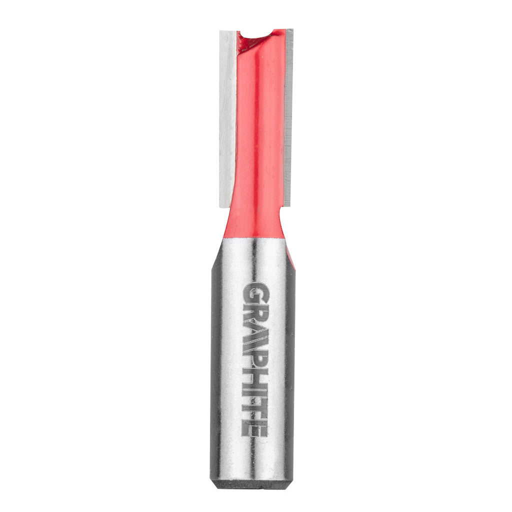 GRAPHITE Router bit, straight, HM, 12 x 25 mm, shank 12 mm — 56H204