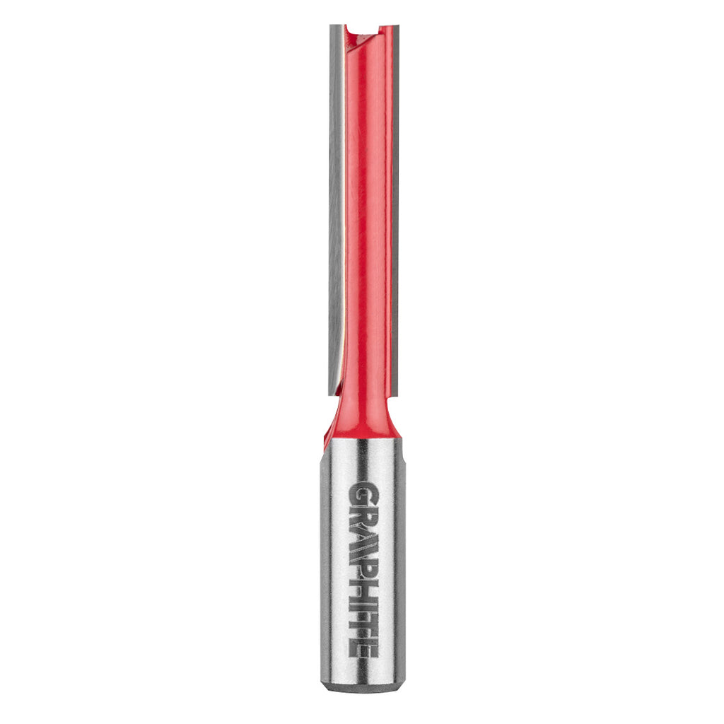 GRAPHITE Router bit, straight long, HM, 10 x 50 mm, shank 12 mm — 56H208