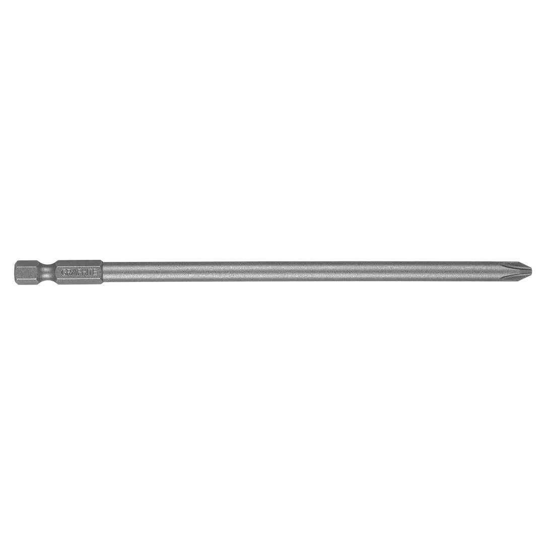 GRAPHITE Screwdriver bit PH2 x 6.35 x 150 mm, 1/4" — 56H577
