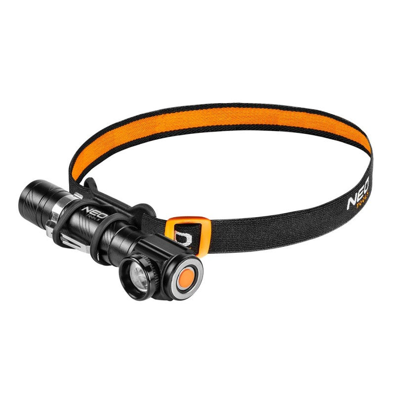 NEO TOOLS Headlamp rechargeable USB 800 lm CREE XML-T6 LED — 99-026