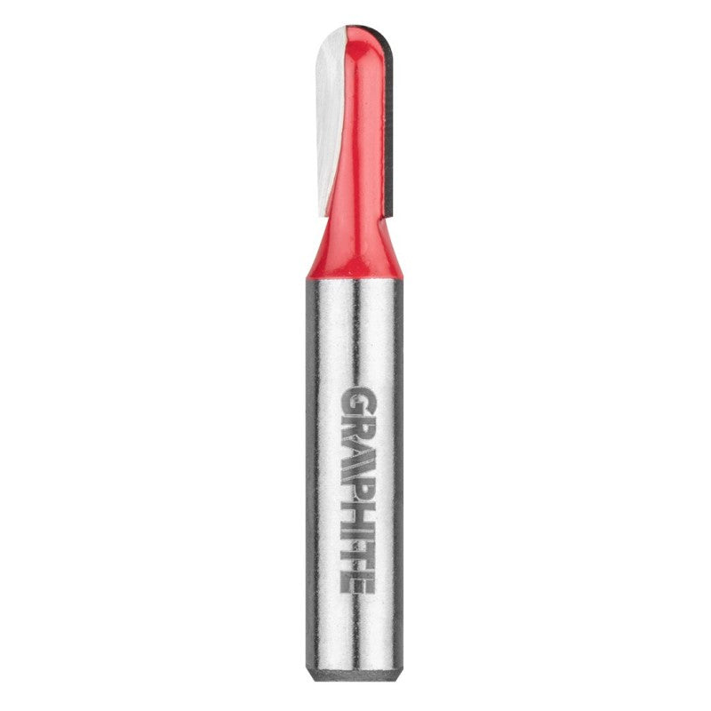 GRAPHITE Router bit, U-grooving, long, HM, 6.35 x 15.5 mm, shank 8 mm — 56H212