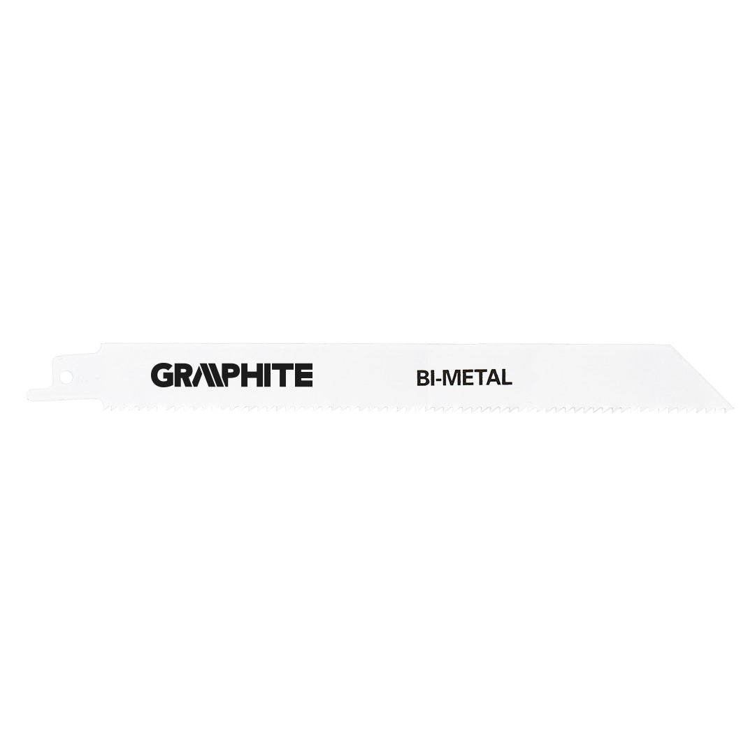 GRAPHITE Sabre saw blade BIM 225 x 20 x 0.9, 18 TPI, 2 pcs set — 57H953