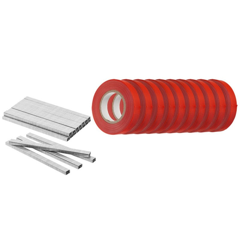 VERTO Set of 10 pcs x 25 m tape and 10000 staples. — 15G456