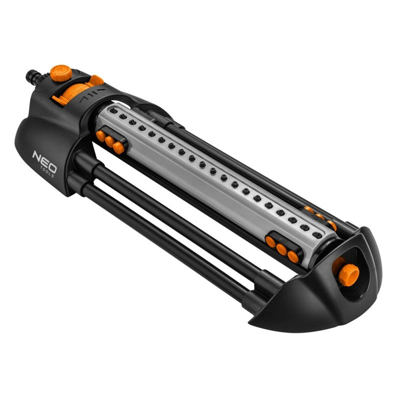 NEO TOOLS Oscillating sprinkler, nozzle switch-off function, 20 nozzles, stream strength adjustment — 15-772
