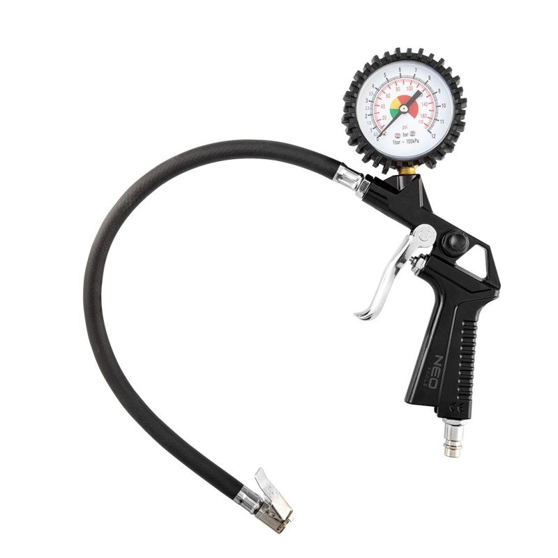 NEO TOOLS Inflating gun with manometer diam. 63 mm — 14-714