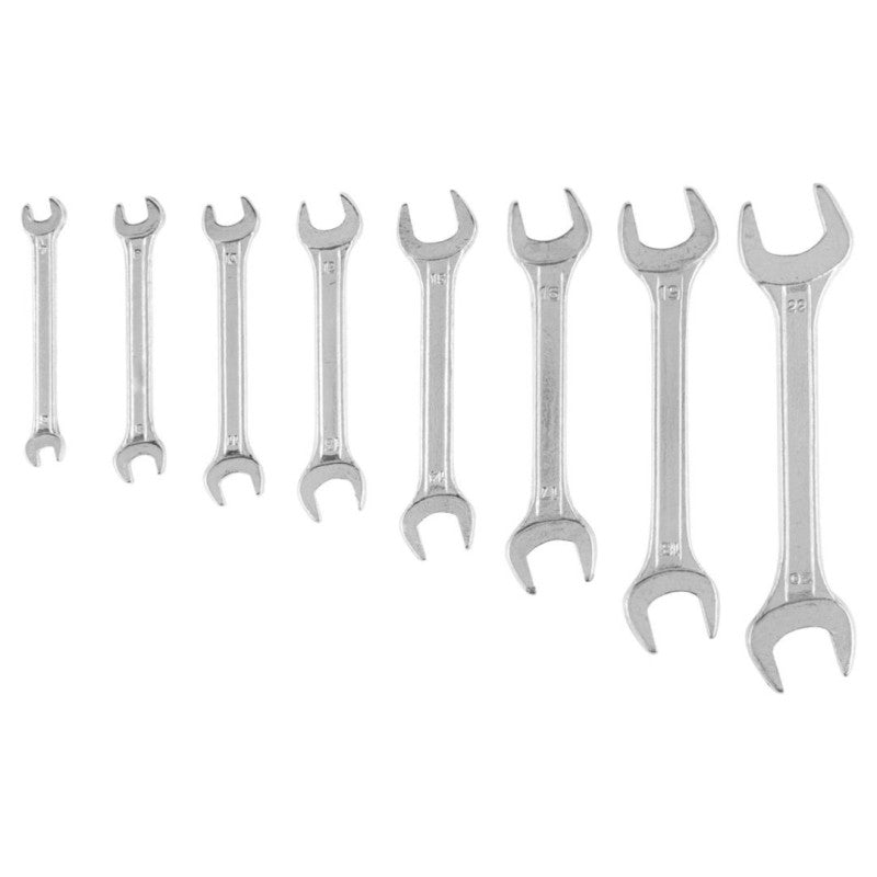 Top Tools Flat double sided wrenches 6-22 mm, set 8 pcs — 35D256