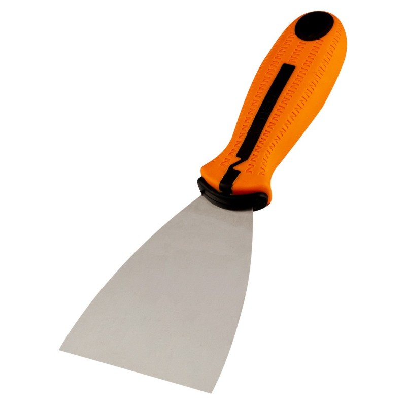 NEO TOOLS Scraper 75 mm, stainless steel blade, bi-material handle — 50-355