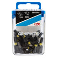 GRAPHITE Impact bits TX25 x 25 mm, 20 pcs — 56H546