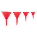 Top Tools Plastic funnels set 4 pcs f 50, 75, 95, 115mm — 77P530