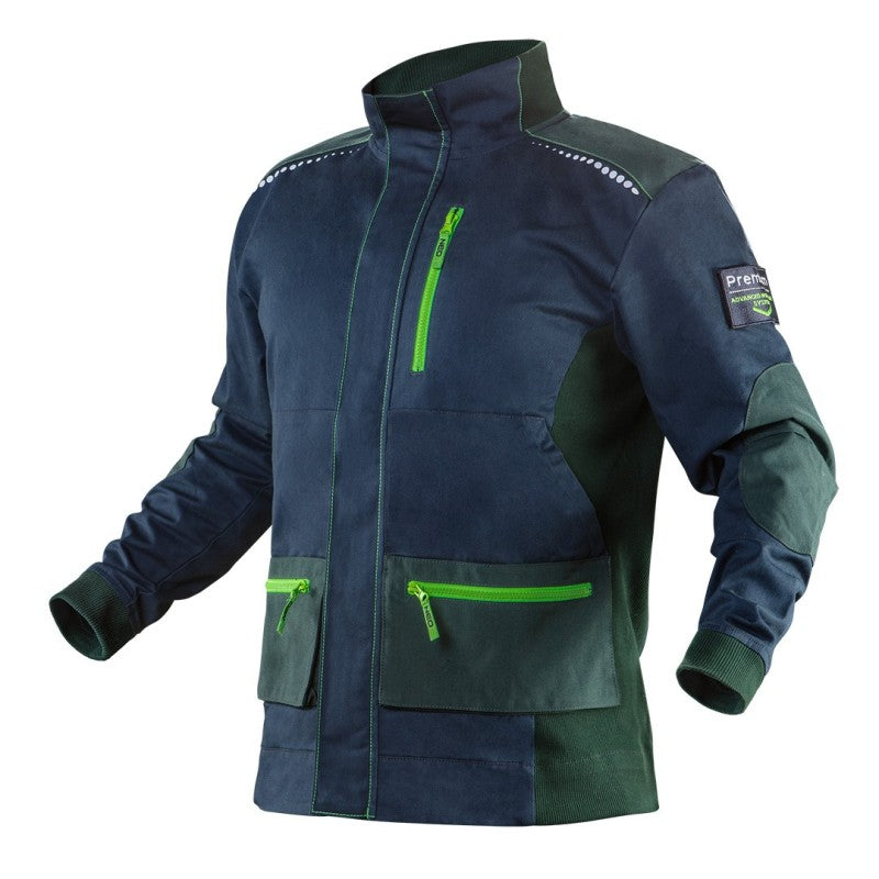 NEO TOOLS Work sweatshirt PREMIUM, 62% cotton, 35% poliester, 3% elastane, size S — 81-216-S