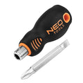 NEO TOOLS Reversible flathead screwdriver 6.0 mm x PH2, CrV — 04-201