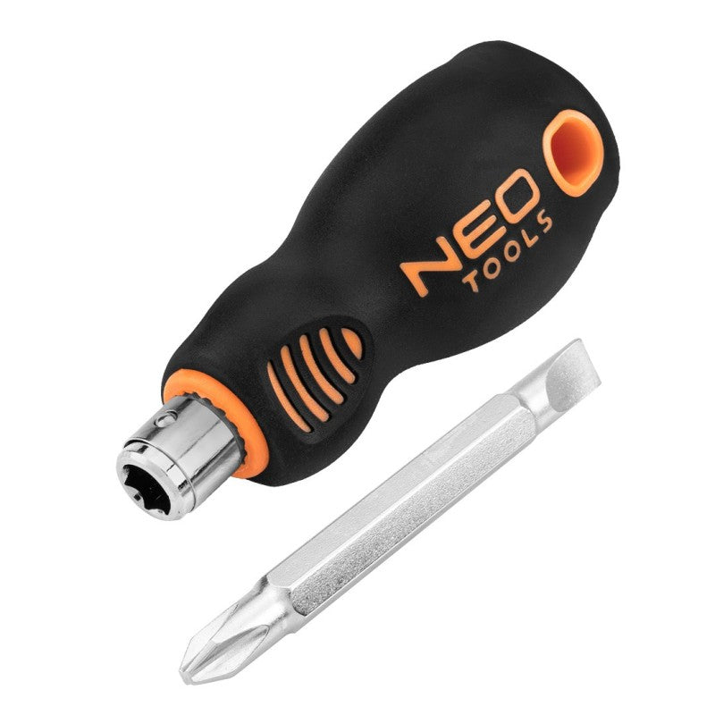 NEO TOOLS Reversible flathead screwdriver 6.0 mm x PH2, CrV — 04-201