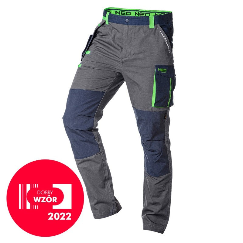 NEO TOOLS Work trousers PREMIUM, 100% cotton, ripstop, size S — 81-227-S