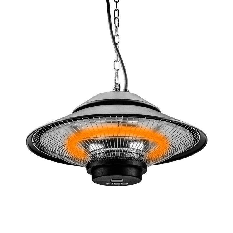 NEO TOOLS Infrared heater 1500W, ceiling mounted, IP44, remote control — 90-034