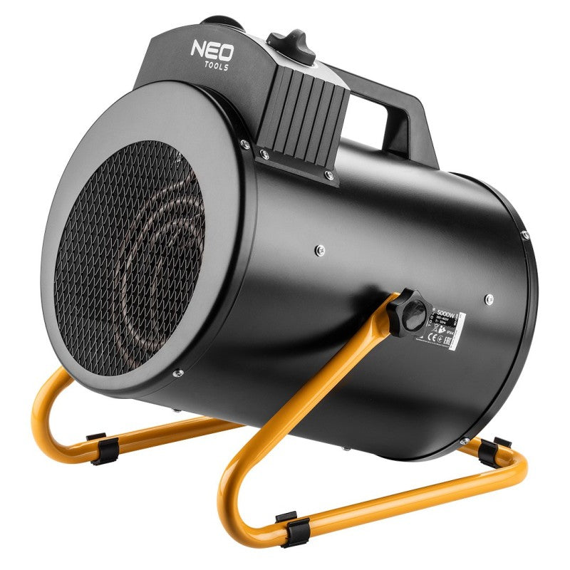 NEO TOOLS Electric heater 5kW industrial, adjustable settings, IPX4 — 90-069