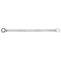 NEO TOOLS Double ring spanner, with ratchet, long, 19 mm — 09-367