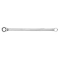 NEO TOOLS Double ring spanner, with ratchet, long, 22 mm — 09-368