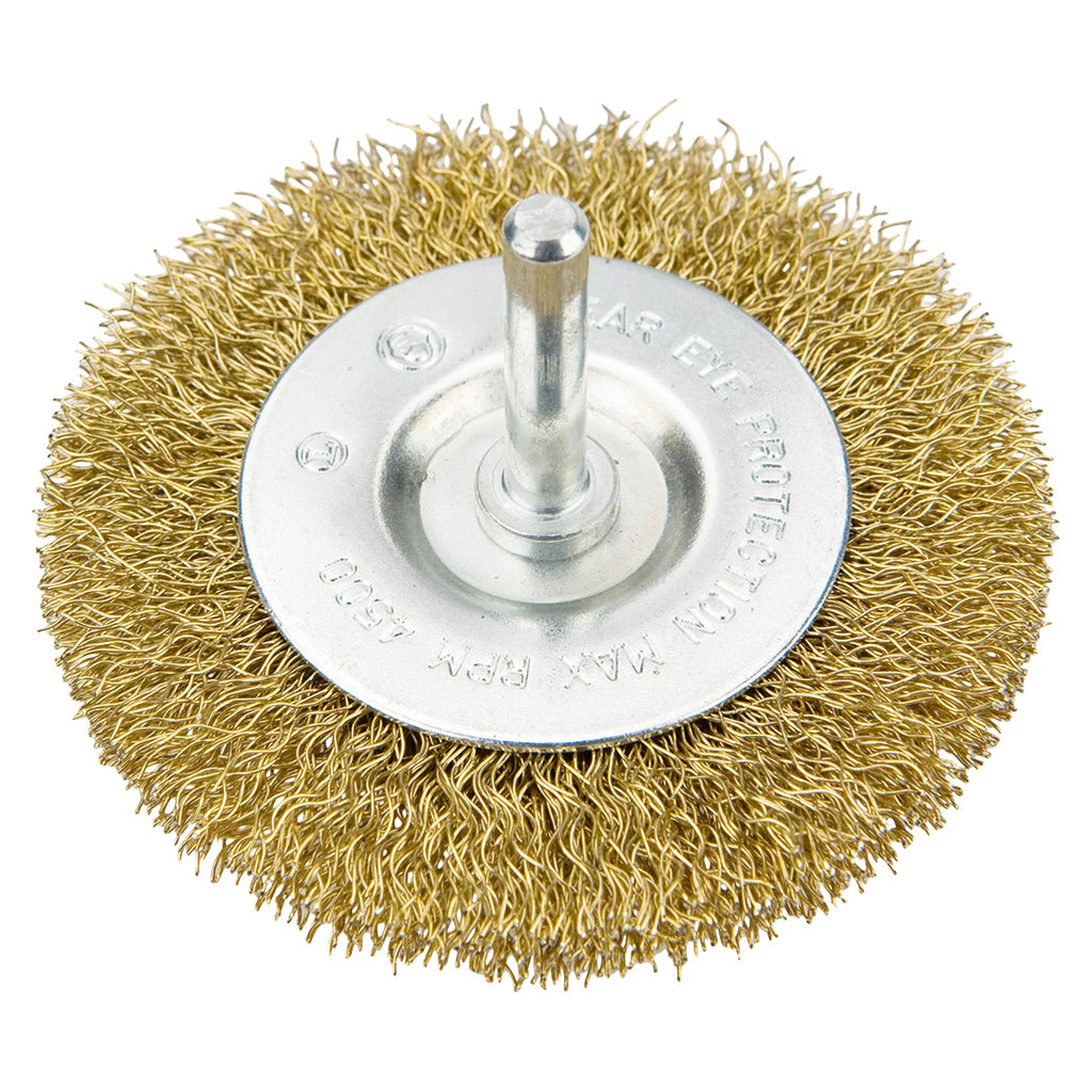 VERTO Wire wheel brush with shank 75 mm — 62H320