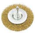 VERTO Wire wheel brush with shank 75 mm — 62H320