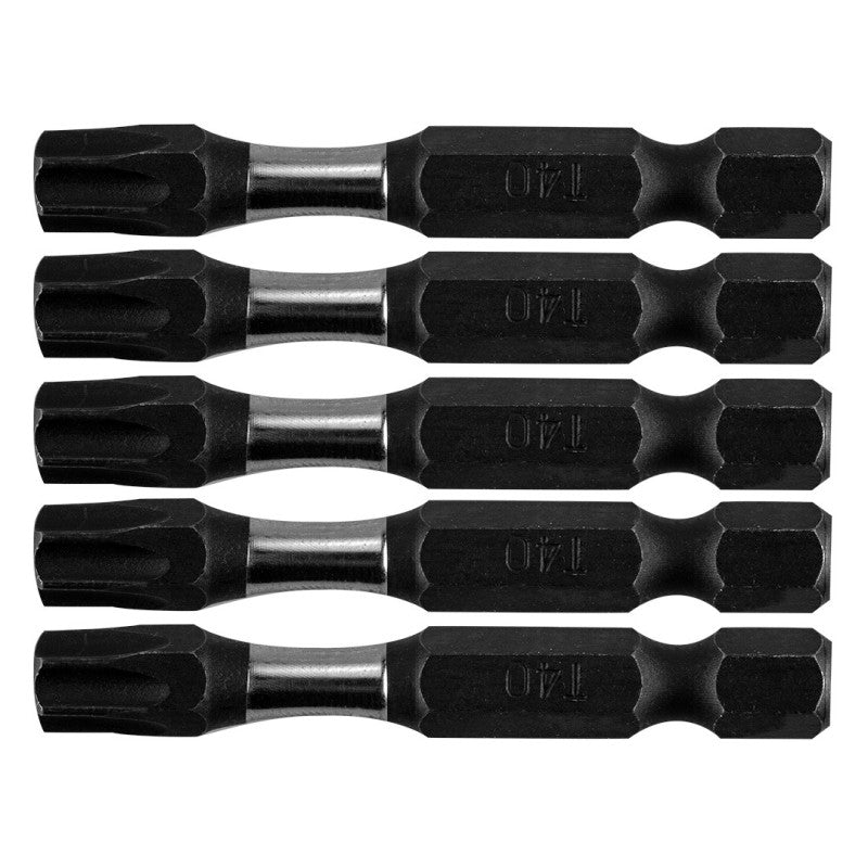 NEO TOOLS Impact bit S2, 50 mm, T40, 5 pcs — 09-588