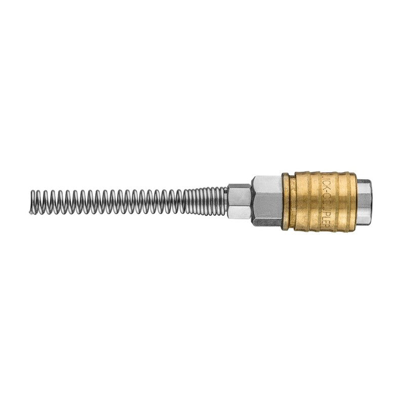 NEO TOOLS Quick coupler for compressor for hose f 4x6mm - spring — 12-600