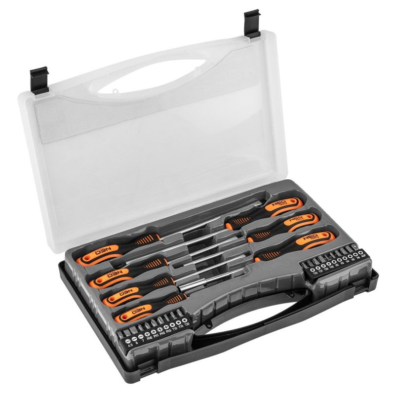 NEO TOOLS Screwdrivers and screwdriver bits, set 27 pcs — 04-197