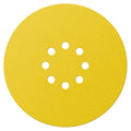 GRAPHITE Velcro sanding discs 225 mm, K120, 5 pcs - 8 holes — 57H832