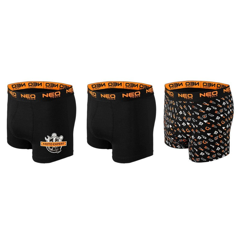 NEO TOOLS Boxer shorts basic, 3-pack, size XXL — 81-679-XXL