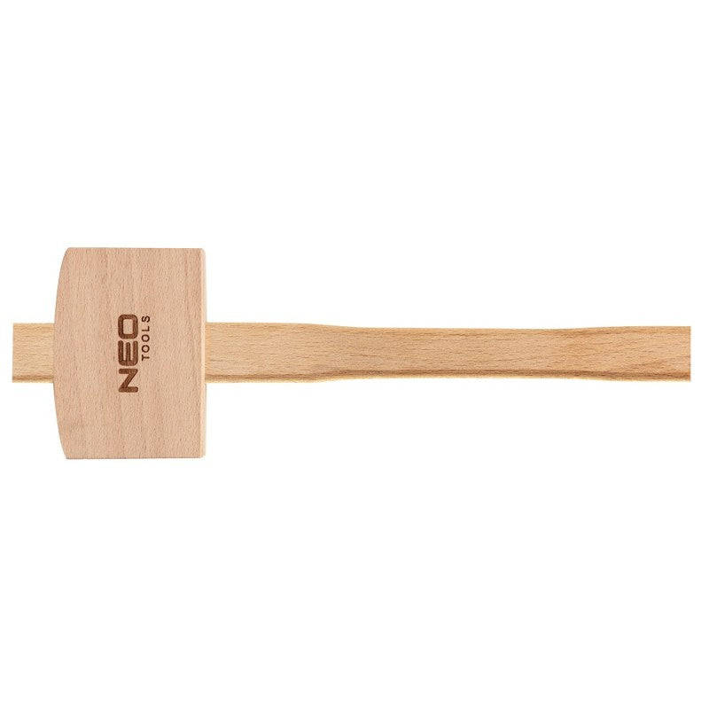 NEO TOOLS Wooden hammer 300 g, 100 x 70 x 46 mm, length 320 mm — 25-076