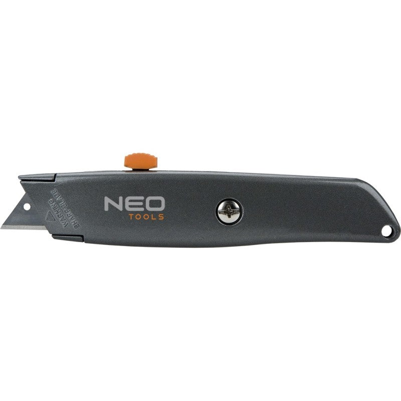 NEO TOOLS Knife with trapezoidal blade, metal body — 63-702