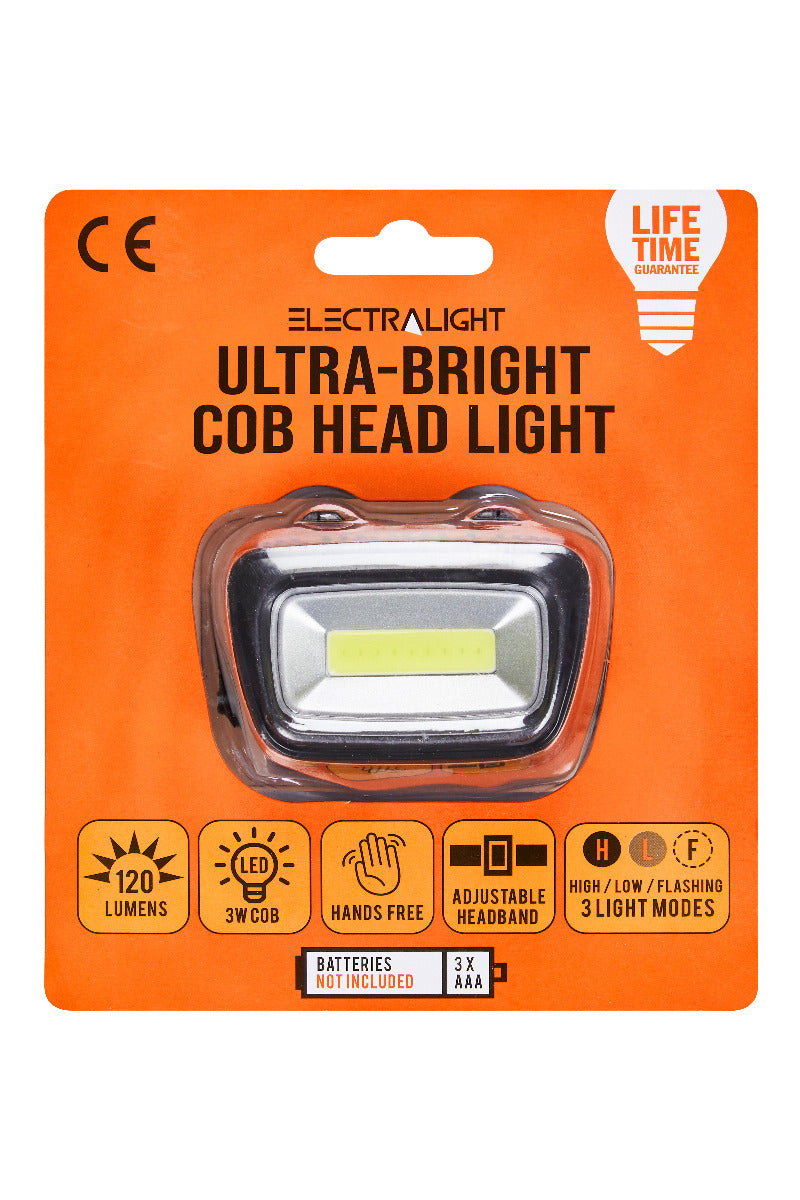 Electralight 120 Lumen Ultra-Bright COB Head Lamp