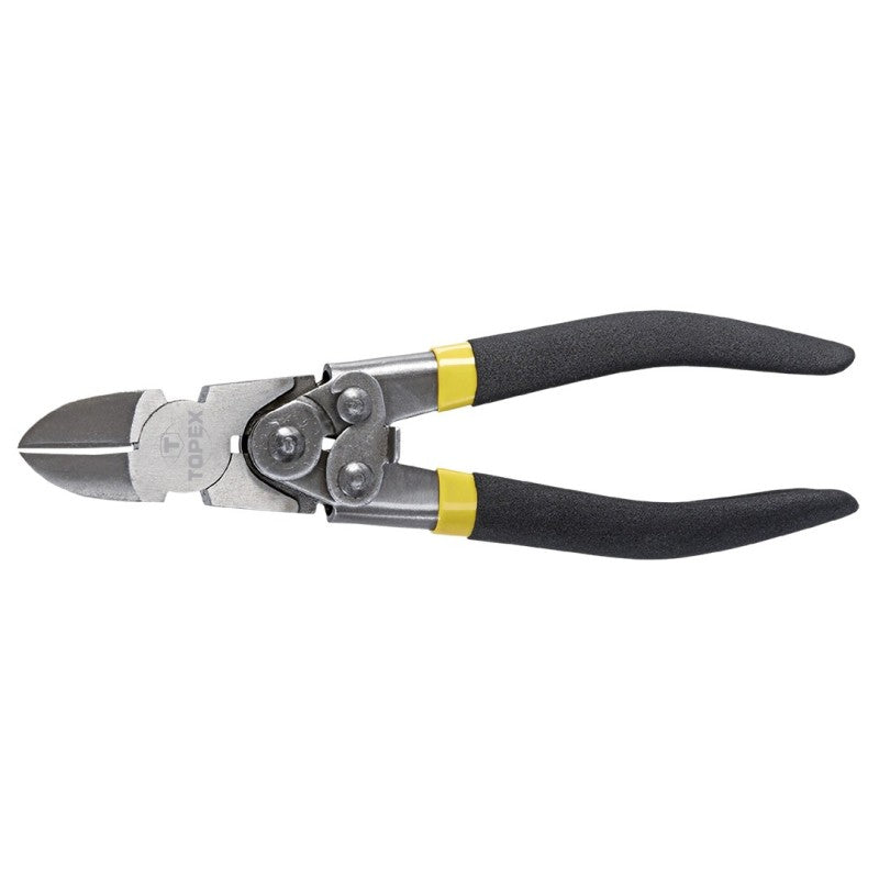 TOPEX Side cutting pliers 180 mm, double joint — 32D138