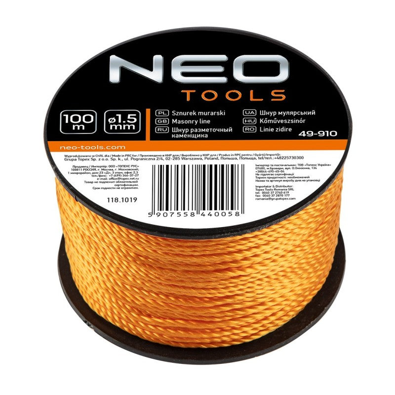NEO TOOLS Masonry twine 100 m — 49-910