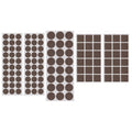 TOPEX Adhesive EVA foam pads, brown, 120 pcs — 98Z149