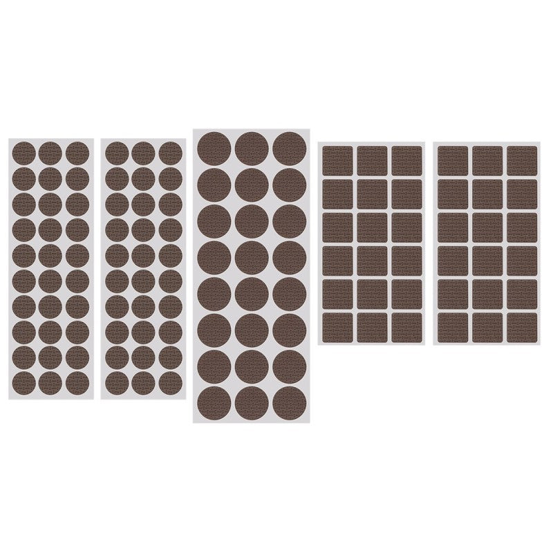 TOPEX Adhesive EVA foam pads, brown, 120 pcs — 98Z149