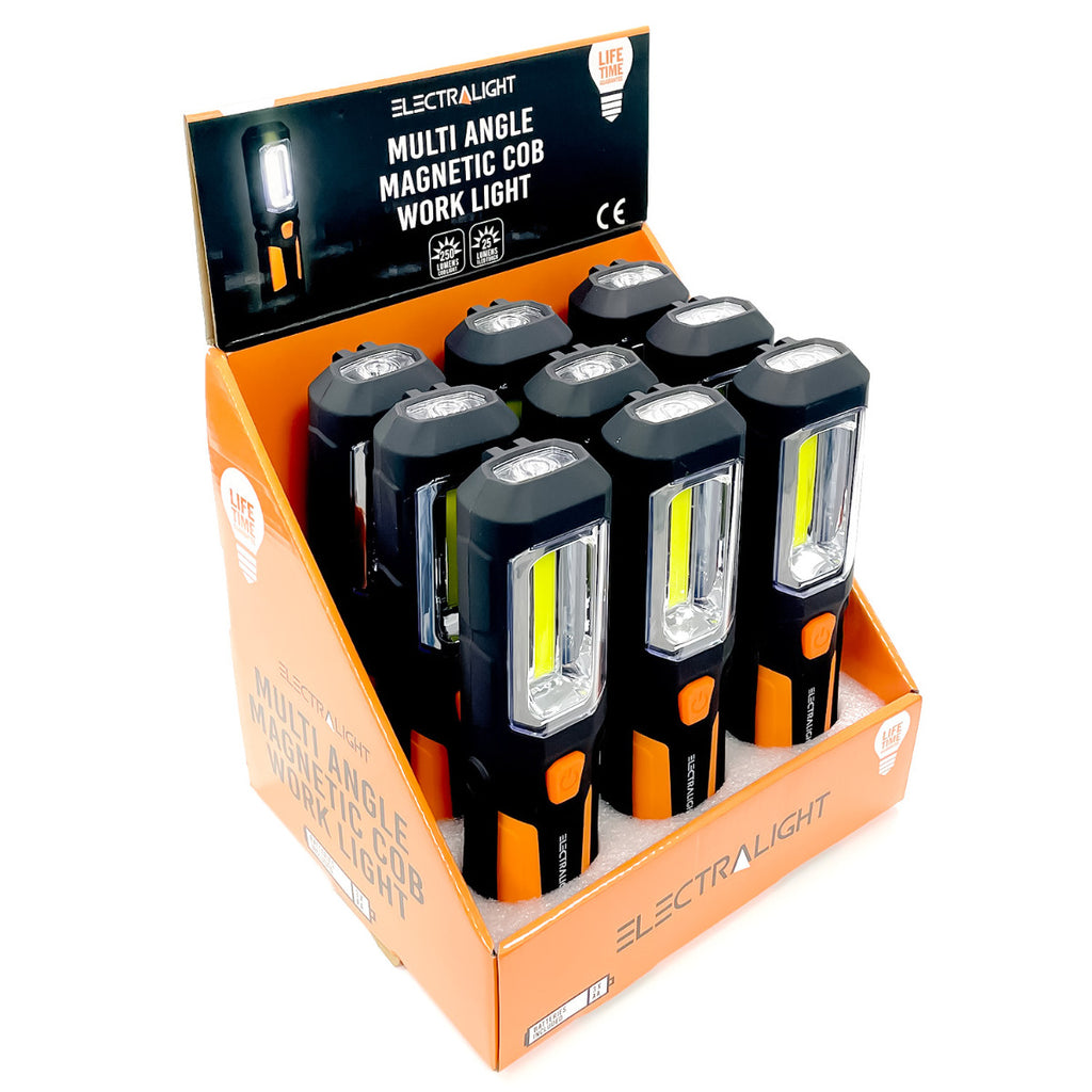 Electralight 250 Lumen Multi Angle Magnetic COB Work Light
