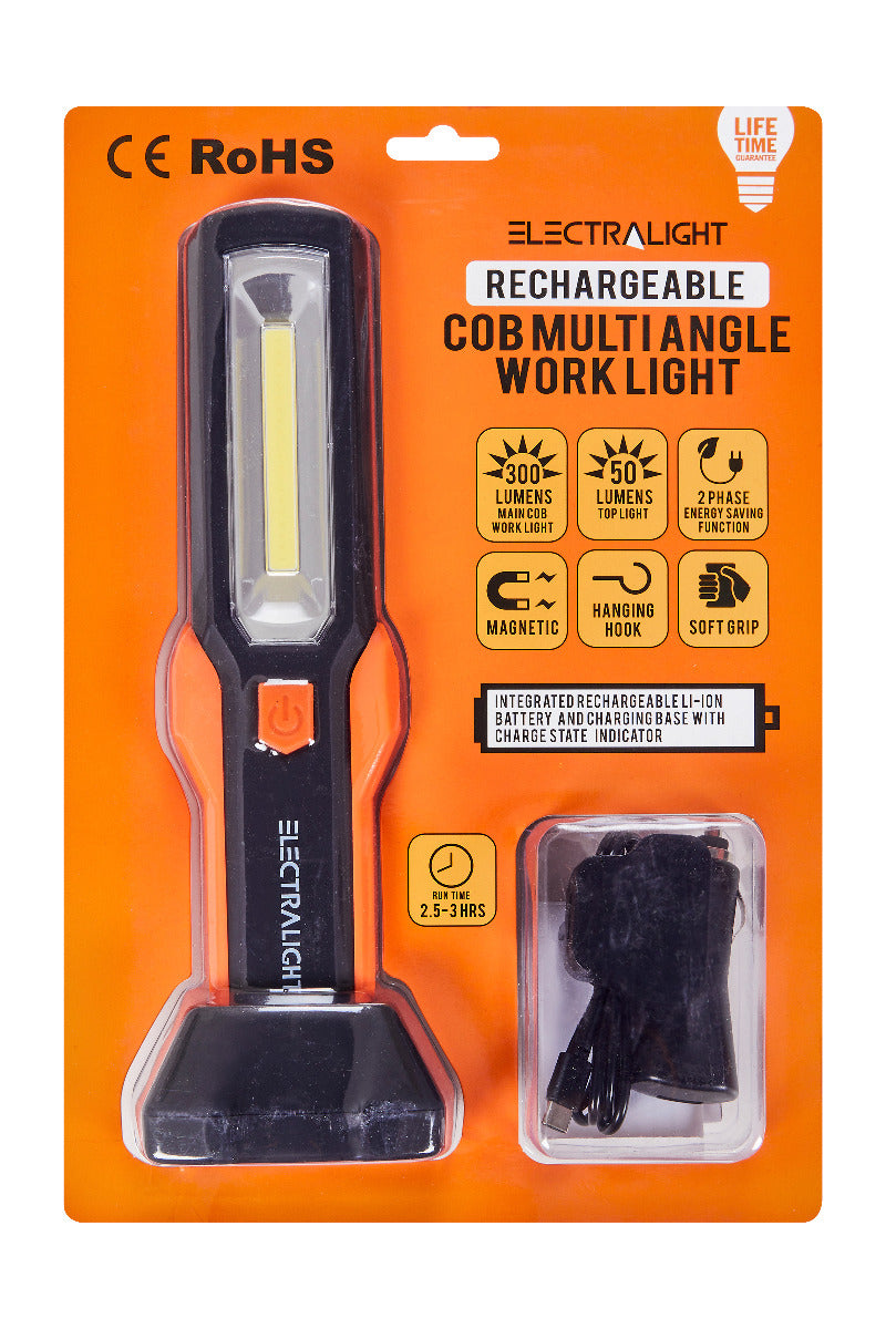 Electralight Rechargeable COB Multi Angle Work Light