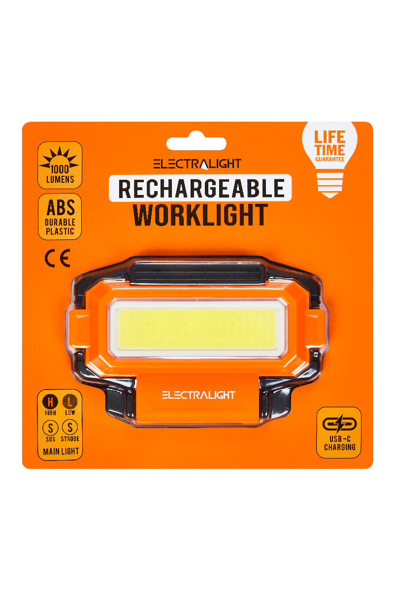 Electralight 1000 Lumen Rechargeable Work Light