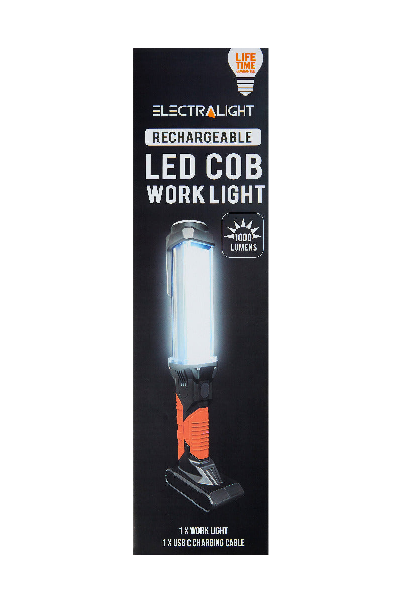 Electralight 1000 Lumen Rechargeable COB LED Work Light
