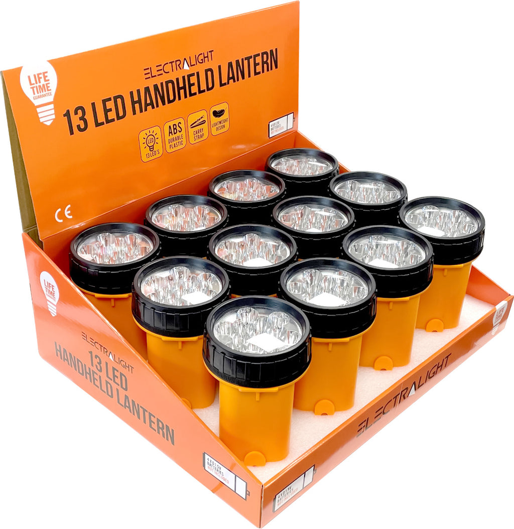 Electralight 13 LED Hand Held Lantern, Without Batteries