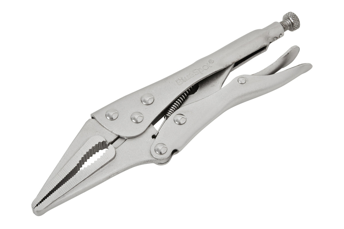 Blue Spot Tools 225mm (9") Long Nose Straight Jaw Locking Plier