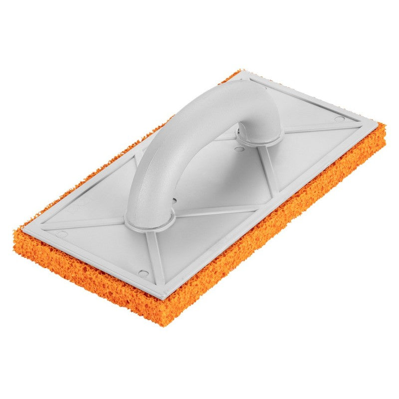 NEO TOOLS Float with rubber sponge 18 mm, 280 x 140 mm, plastic handle — 50-222