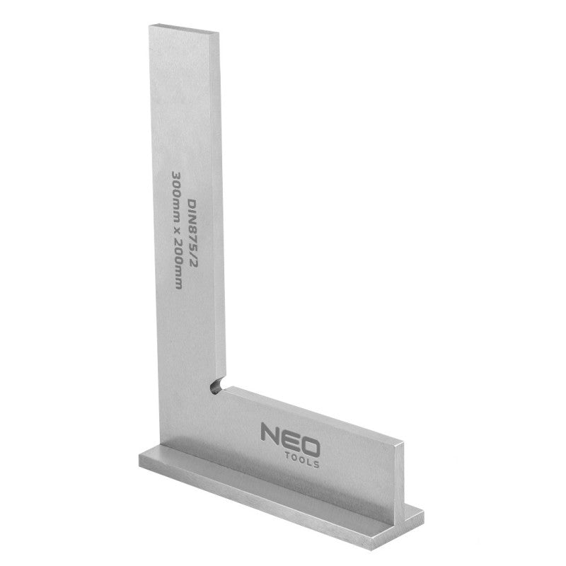 NEO TOOLS Precision square with base, DIN875/2, 300 x 200 mm — 72-035
