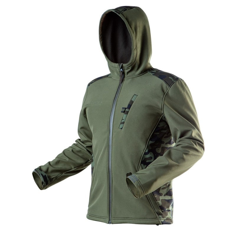 NEO TOOLS Softshell jacket CAMO, size XL — 81-553-XL